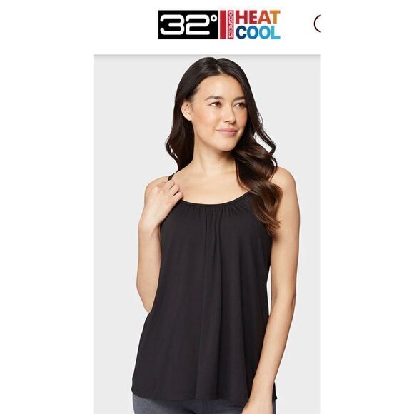 32 degree cool black swing tank top sz XXL - Picture 1 of 8